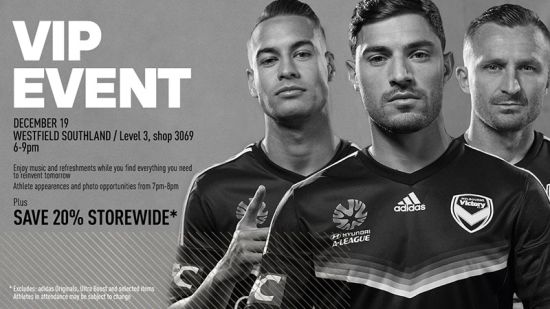 Exclusive adidas VIP event for Victory members