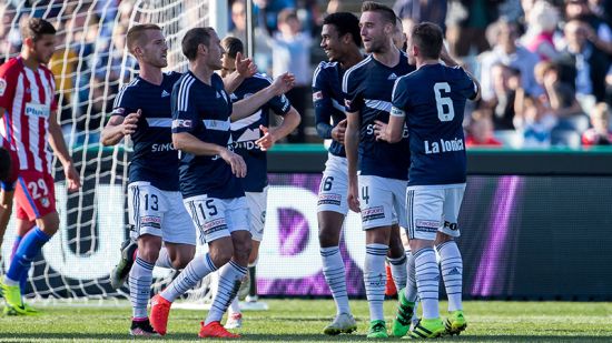 Victory defeats Atletico Madrid in Geelong