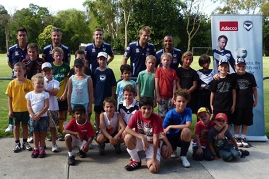 Exclusive Adecco Kids Clinic with Melbourne Victory