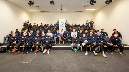 Melbourne Victory holiday program encourages leadership and participation