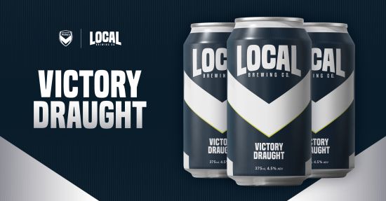 Melbourne Victory teams up with Local Brewing Co. for the release of ‘Victory Draught’