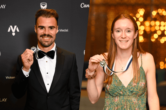 Da Silva and Goad receive top honours at Victory Medal